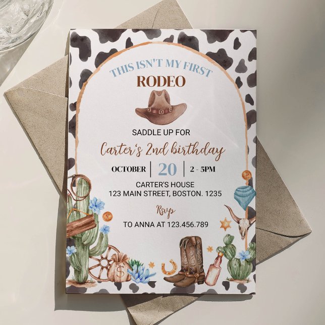 Invitación a la fiesta de cumpleaños 2 de Highland (Subido por el creador)