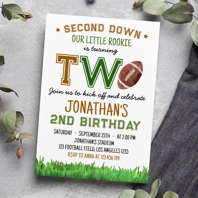 Invitación a la fiesta de cumpleaños 2 del fútbol (Subido por el creador)