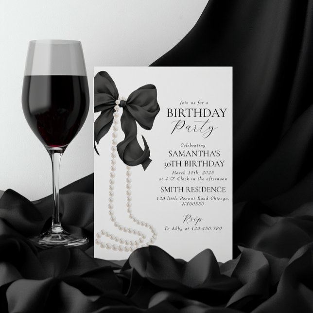 Invitación a la fiesta de cumpleaños 30 de Black B (Subido por el creador)