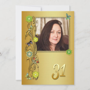 Invitación a la fiesta de cumpleaños 31 del Golden