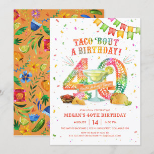 Invitación a la Fiesta de Cumpleaños 40