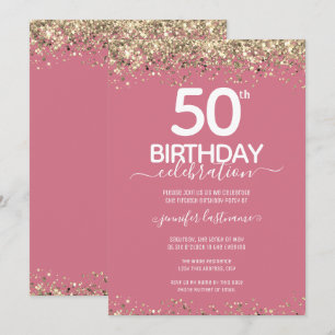 Invitación a la fiesta de cumpleaños 50 de Purpuri