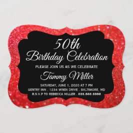 Invitación a la fiesta de cumpleaños 50 del Purpur