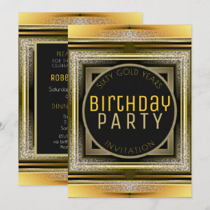 Invitación a la fiesta de cumpleaños 60 del Art De