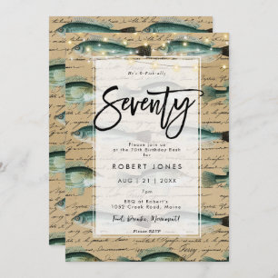 invitación a la fiesta de cumpleaños 70 del pez vi