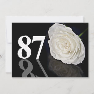 Invitación a la fiesta de cumpleaños 87 años