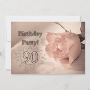Invitación a la fiesta de cumpleaños 90 años