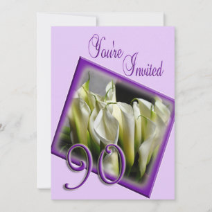Invitación a la fiesta de cumpleaños 90 - Calla li