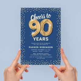 Invitación a la fiesta de cumpleaños 90 de Blue Go