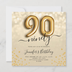 Invitación a la fiesta de cumpleaños 90 de Purpuri