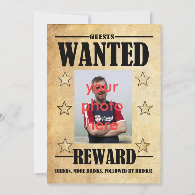 Invitación a la fiesta de cumpleaños con tarjeta f (Anverso)