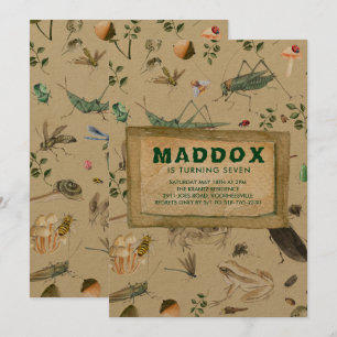 Invitación a la fiesta de cumpleaños con tema de e