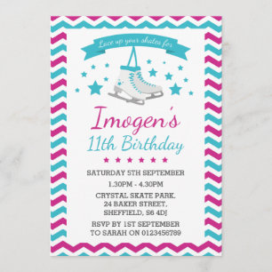 Invitación a la fiesta de cumpleaños con tema de p