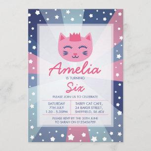 Invitación a la fiesta de cumpleaños con temática