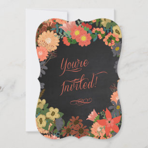 Invitación a la fiesta de cumpleaños, coral, pizar