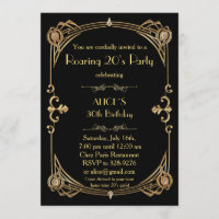 Invitación a la fiesta de cumpleaños Cualquier eda