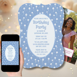 Invitación a la fiesta de cumpleaños Cualquier eda