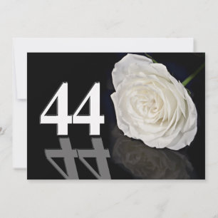 Invitación a la fiesta de cumpleaños de 44 años