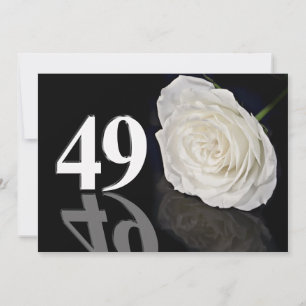 Invitación a la fiesta de cumpleaños de 49 años