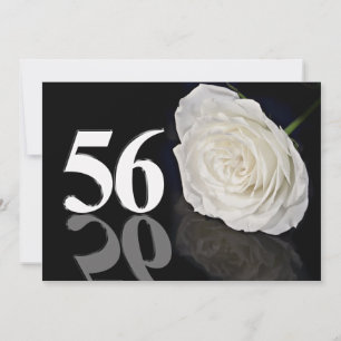 Invitación a la fiesta de cumpleaños de 56 años