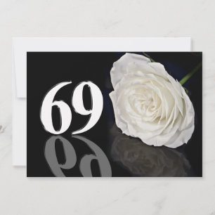 Invitación a la fiesta de cumpleaños de 69 años