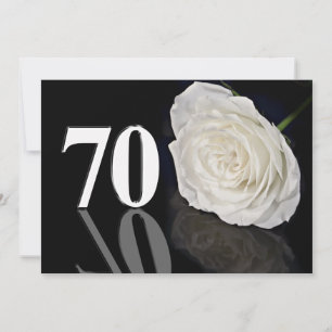 Invitación a la fiesta de cumpleaños de 70 años