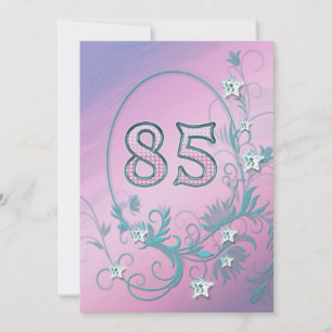 Invitación a la fiesta de cumpleaños de 85 años