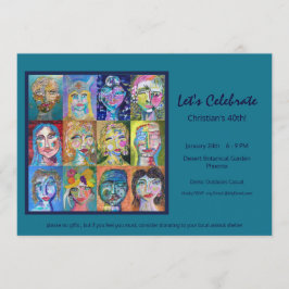 Invitación a la fiesta de cumpleaños de adultos