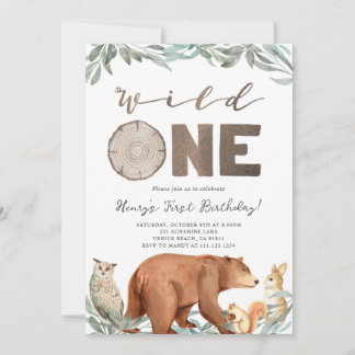 Invitación a la fiesta de cumpleaños de animales d