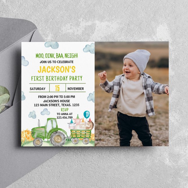 Invitación a la fiesta de cumpleaños de animales d (Subido por el creador)