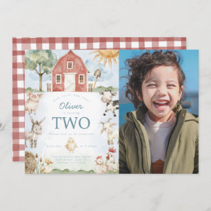 Invitación a la fiesta de cumpleaños de animales d