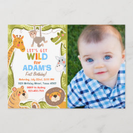 Invitación a la fiesta de cumpleaños de animales S