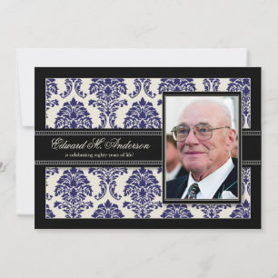 Invitación a la fiesta de cumpleaños de Años Dorad