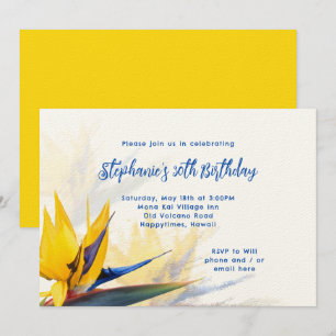 Invitación a la fiesta de cumpleaños de Ave de Par