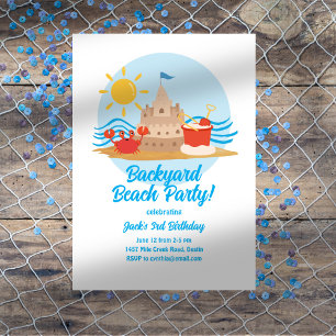 Invitación a la fiesta de cumpleaños de Backyard B