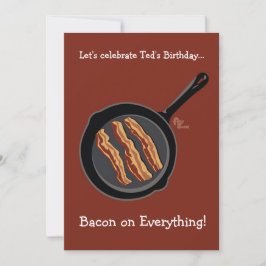 Invitación a la fiesta de cumpleaños de Bacon