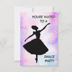 Invitación a la fiesta de cumpleaños de Ballerina