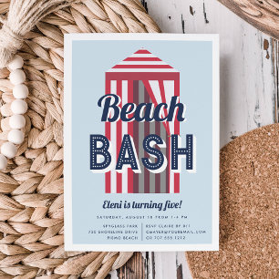 Invitación a la fiesta de cumpleaños de Beach Caba