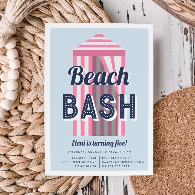 Invitación a la fiesta de cumpleaños de Beach Caba (Subido por el creador)