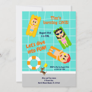 Invitación a la fiesta de cumpleaños de bebé