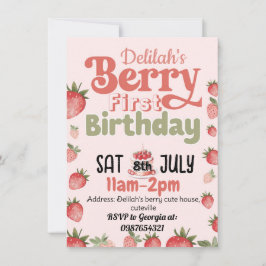 Invitación a la fiesta de cumpleaños de Berry