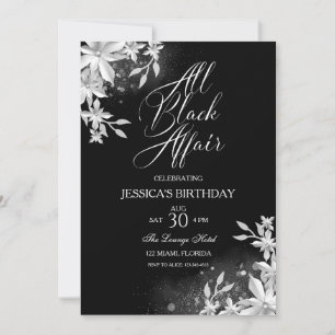 Invitación a la fiesta de cumpleaños de Black Affa