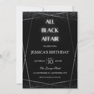 Invitación a la fiesta de cumpleaños de Black Affa