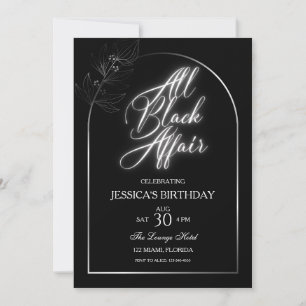 Invitación a la fiesta de cumpleaños de Black Affa