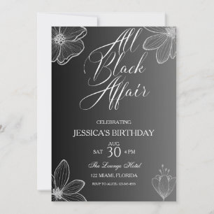 Invitación a la fiesta de cumpleaños de Black Affa