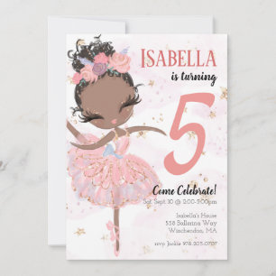 Invitación a la fiesta de cumpleaños de Black Ball