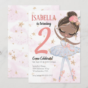 Invitación a la fiesta de cumpleaños de Black Ball
