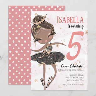 Invitación a la fiesta de cumpleaños de Black Ball