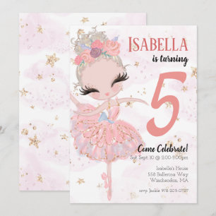 Invitación a la fiesta de cumpleaños de Blonde Bal