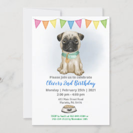 Invitación a la fiesta de cumpleaños de Blue Baby 